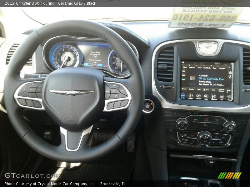 Ceramic Gray / Black 2019 Chrysler 300 Touring