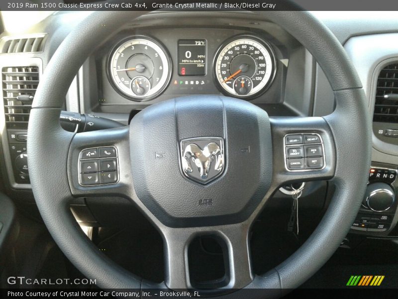 Granite Crystal Metallic / Black/Diesel Gray 2019 Ram 1500 Classic Express Crew Cab 4x4