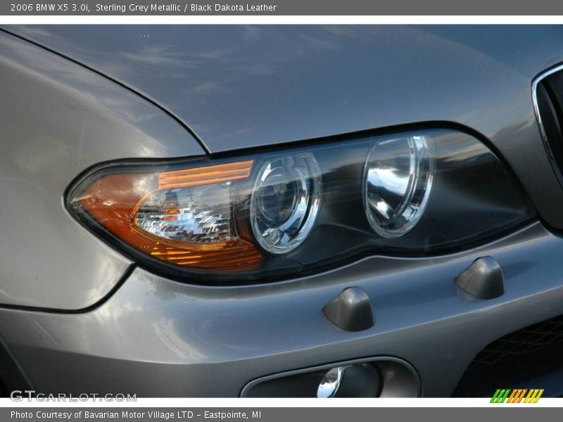 Sterling Grey Metallic / Black Dakota Leather 2006 BMW X5 3.0i