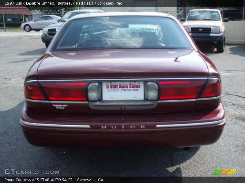 Bordeaux Red Pearl / Bordeaux Red 1997 Buick LeSabre Limited