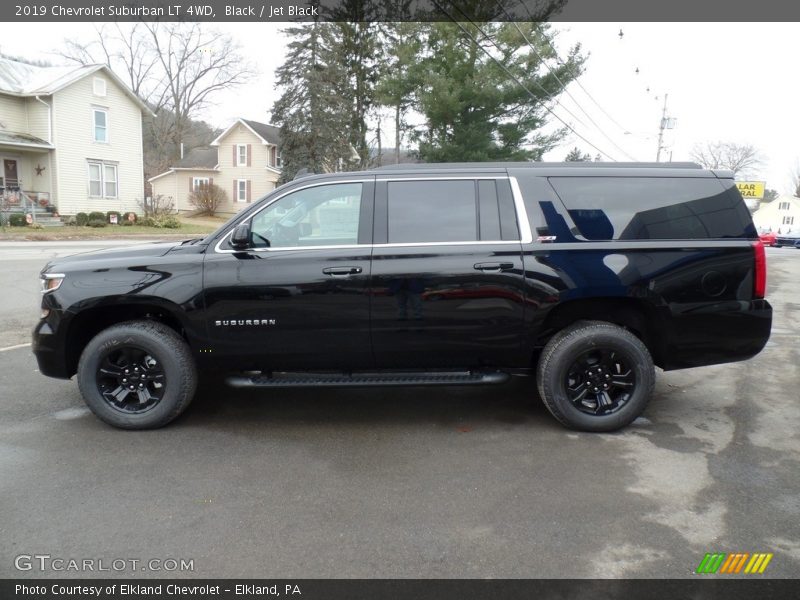 Black / Jet Black 2019 Chevrolet Suburban LT 4WD