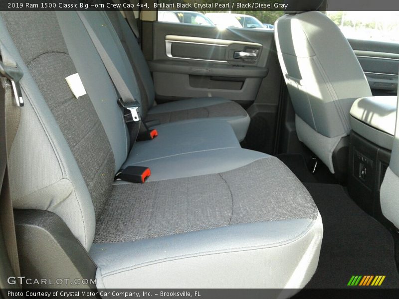 Brilliant Black Crystal Pearl / Black/Diesel Gray 2019 Ram 1500 Classic Big Horn Crew Cab 4x4