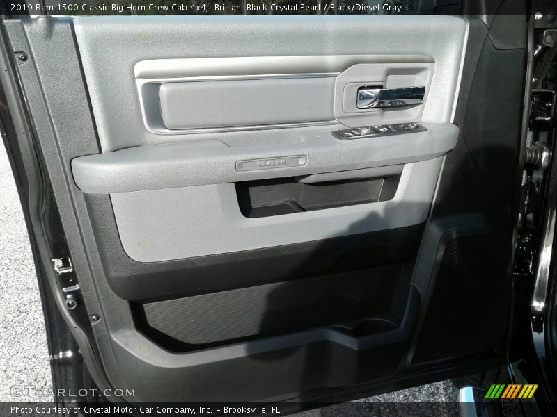 Brilliant Black Crystal Pearl / Black/Diesel Gray 2019 Ram 1500 Classic Big Horn Crew Cab 4x4