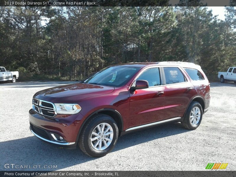 Octane Red Pearl / Black 2019 Dodge Durango SXT