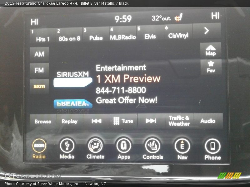 Billet Silver Metallic / Black 2019 Jeep Grand Cherokee Laredo 4x4