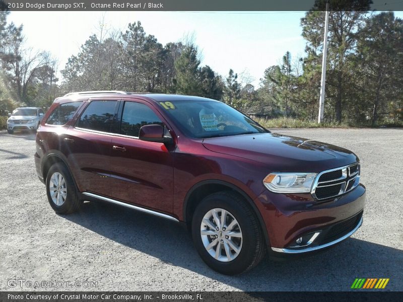 Octane Red Pearl / Black 2019 Dodge Durango SXT
