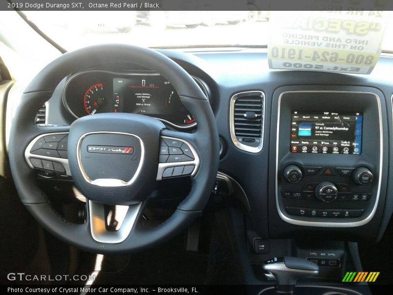 Octane Red Pearl / Black 2019 Dodge Durango SXT