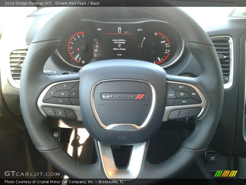 Octane Red Pearl / Black 2019 Dodge Durango SXT