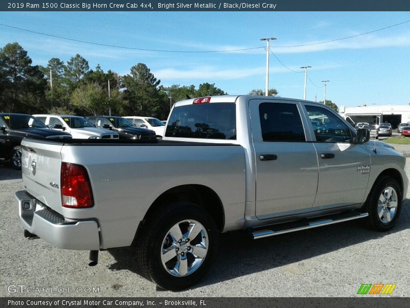 Bright Silver Metallic / Black/Diesel Gray 2019 Ram 1500 Classic Big Horn Crew Cab 4x4