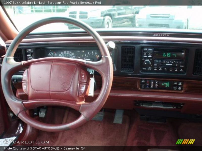 Bordeaux Red Pearl / Bordeaux Red 1997 Buick LeSabre Limited