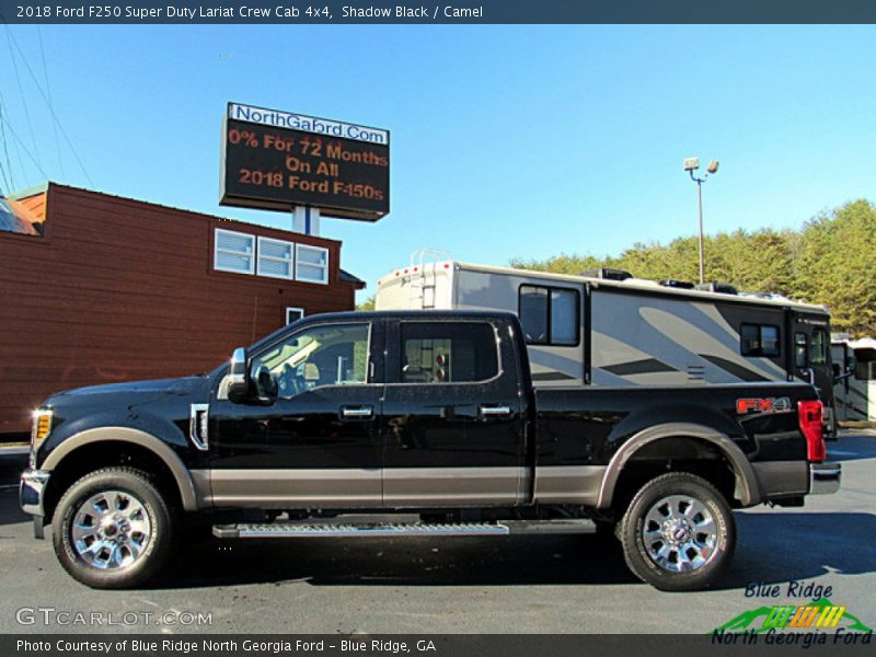 Shadow Black / Camel 2018 Ford F250 Super Duty Lariat Crew Cab 4x4