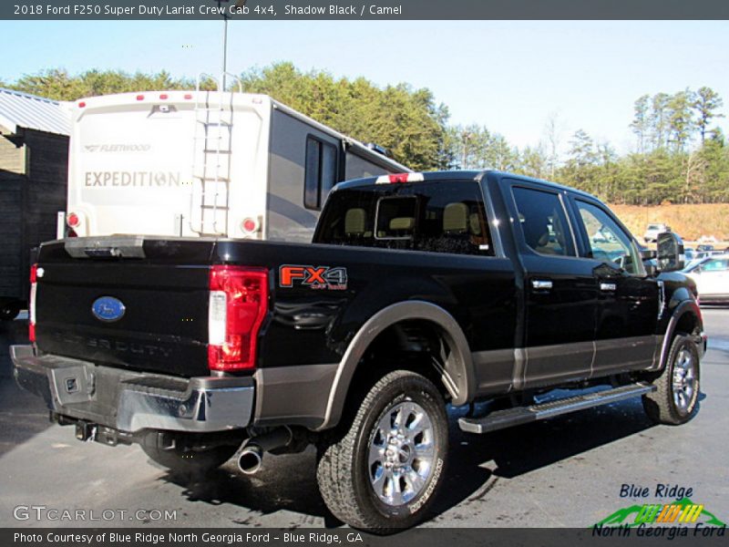 Shadow Black / Camel 2018 Ford F250 Super Duty Lariat Crew Cab 4x4