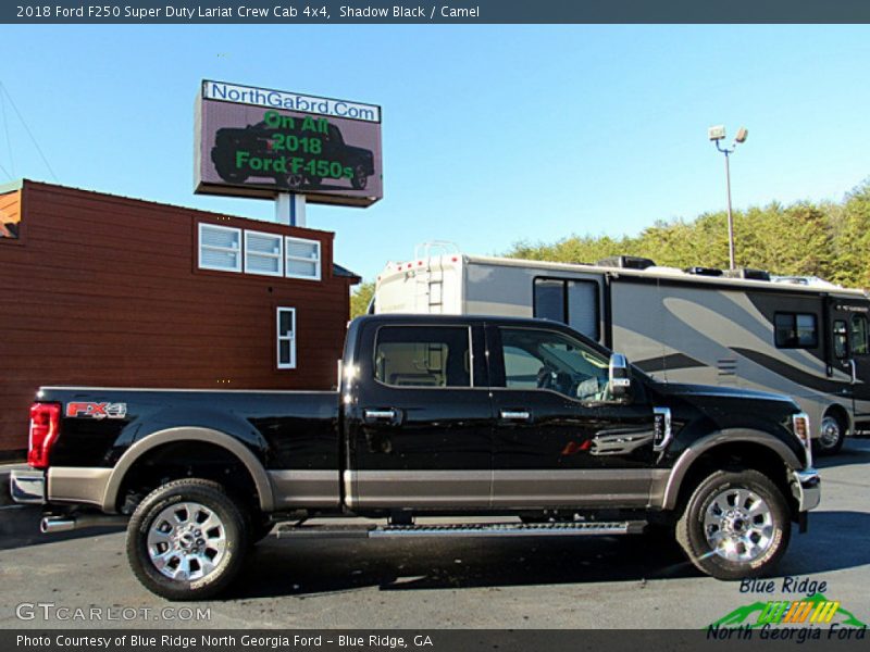 Shadow Black / Camel 2018 Ford F250 Super Duty Lariat Crew Cab 4x4