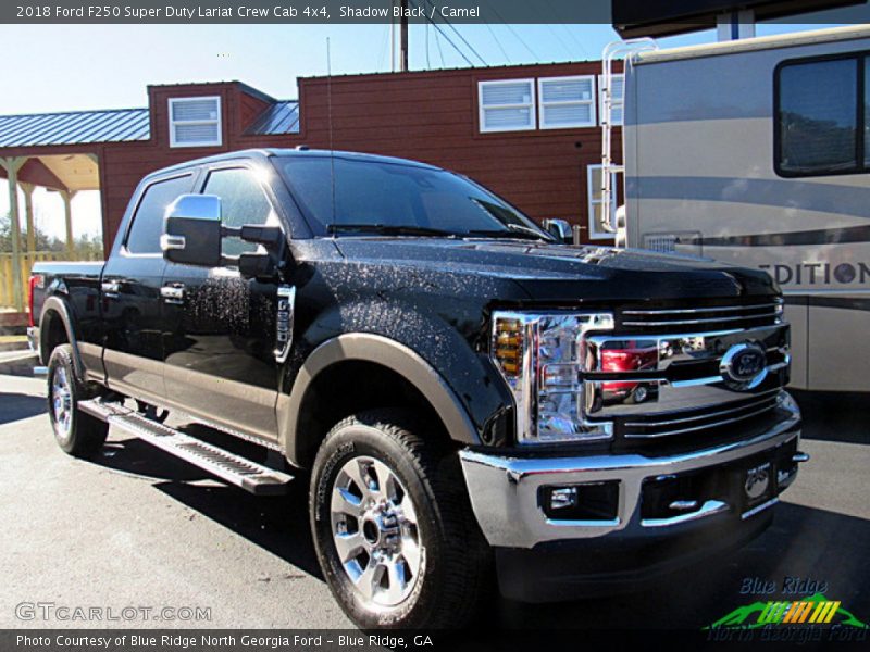 Shadow Black / Camel 2018 Ford F250 Super Duty Lariat Crew Cab 4x4