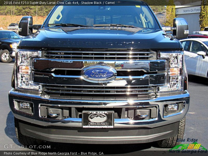 Shadow Black / Camel 2018 Ford F250 Super Duty Lariat Crew Cab 4x4