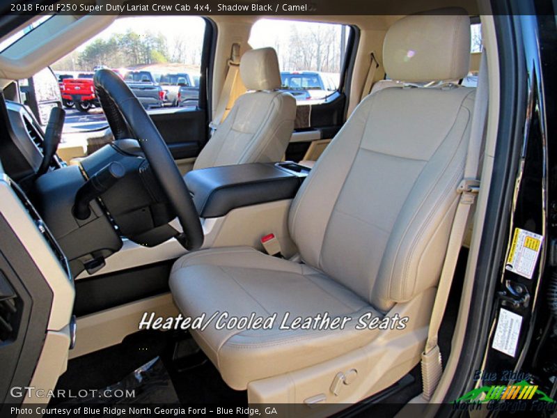 Shadow Black / Camel 2018 Ford F250 Super Duty Lariat Crew Cab 4x4