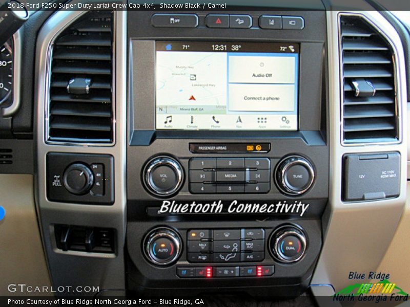 Shadow Black / Camel 2018 Ford F250 Super Duty Lariat Crew Cab 4x4