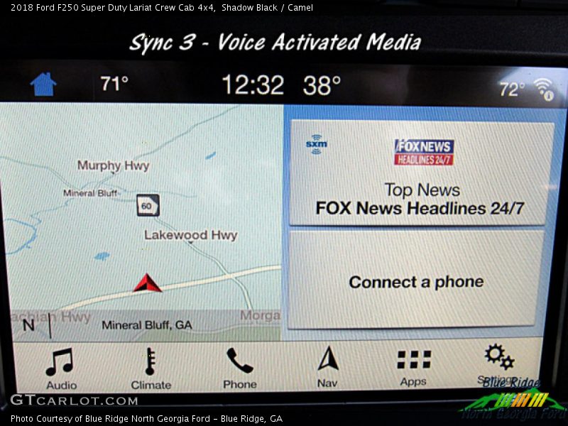 Shadow Black / Camel 2018 Ford F250 Super Duty Lariat Crew Cab 4x4