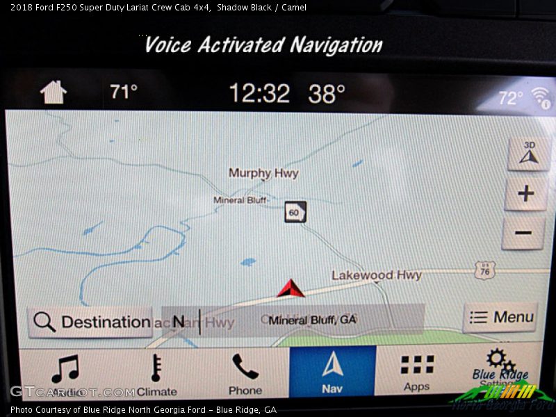 Shadow Black / Camel 2018 Ford F250 Super Duty Lariat Crew Cab 4x4