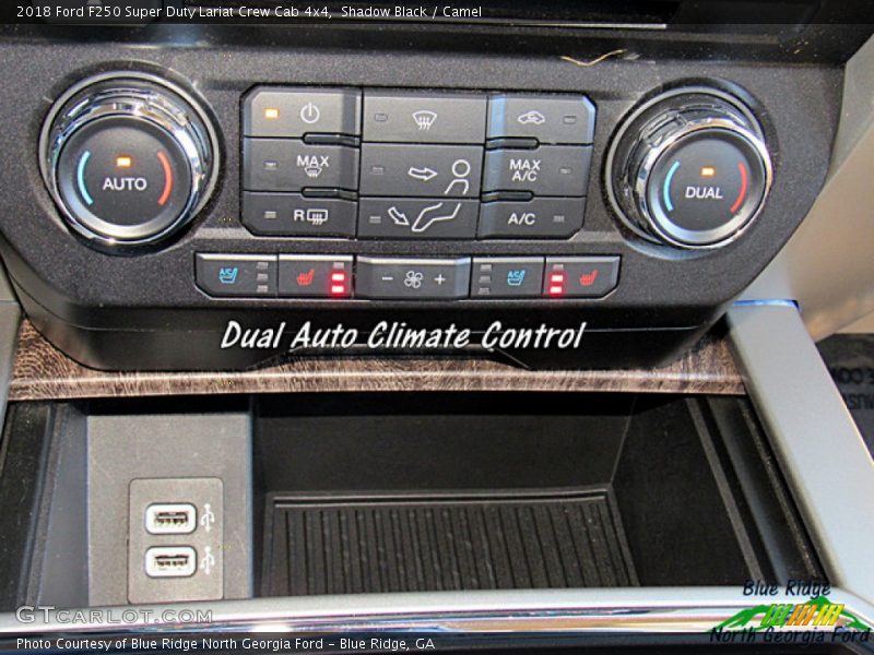 Shadow Black / Camel 2018 Ford F250 Super Duty Lariat Crew Cab 4x4