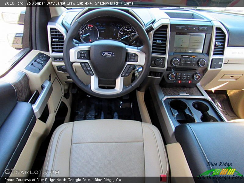 Shadow Black / Camel 2018 Ford F250 Super Duty Lariat Crew Cab 4x4