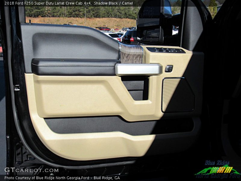 Shadow Black / Camel 2018 Ford F250 Super Duty Lariat Crew Cab 4x4