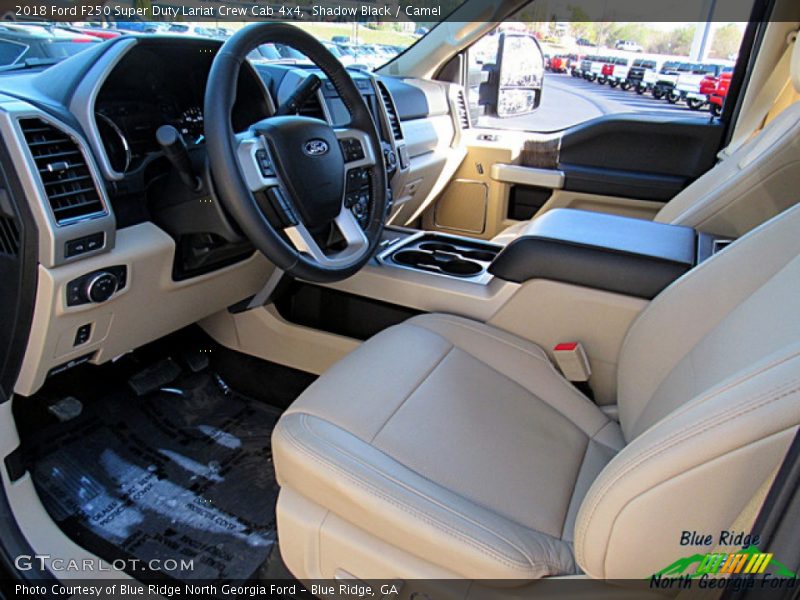 Shadow Black / Camel 2018 Ford F250 Super Duty Lariat Crew Cab 4x4