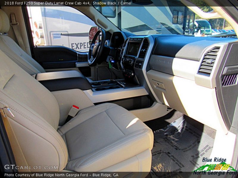 Shadow Black / Camel 2018 Ford F250 Super Duty Lariat Crew Cab 4x4