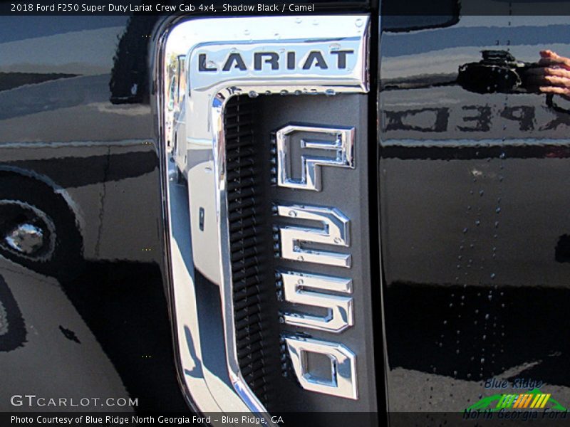 Shadow Black / Camel 2018 Ford F250 Super Duty Lariat Crew Cab 4x4