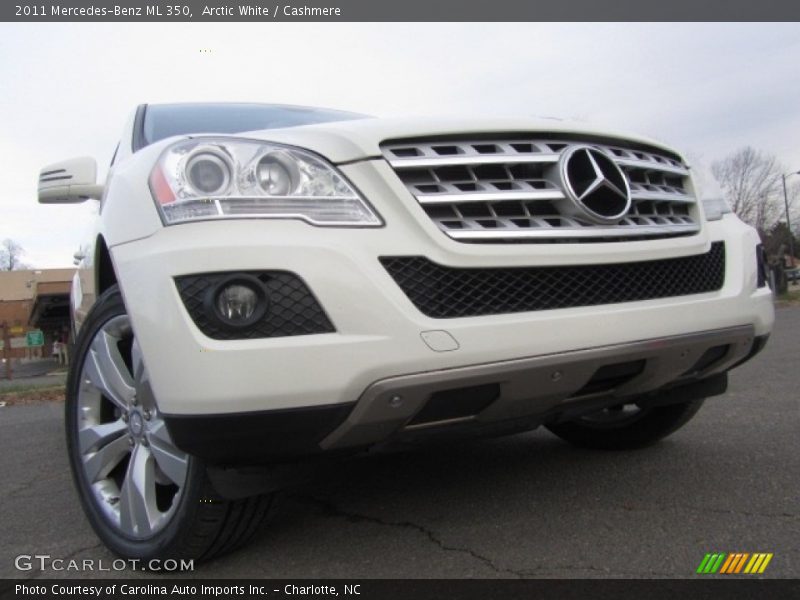 Arctic White / Cashmere 2011 Mercedes-Benz ML 350