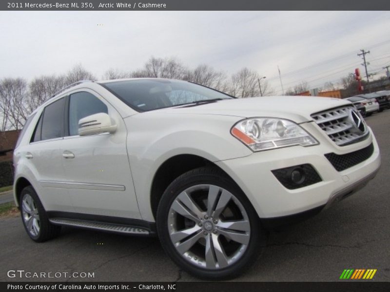Arctic White / Cashmere 2011 Mercedes-Benz ML 350