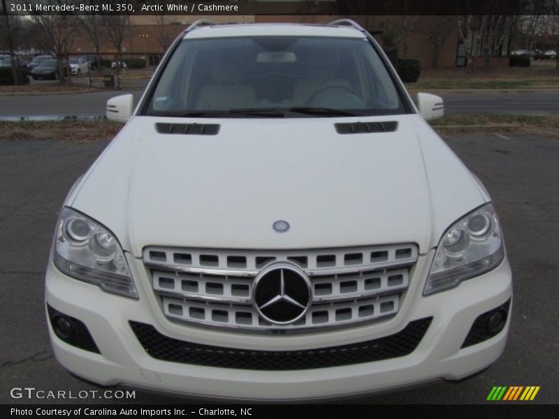 Arctic White / Cashmere 2011 Mercedes-Benz ML 350
