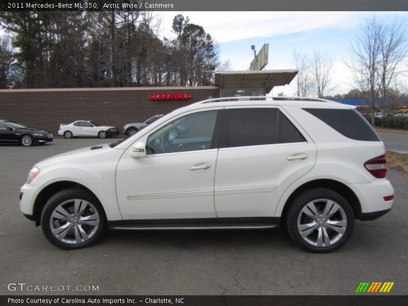 Arctic White / Cashmere 2011 Mercedes-Benz ML 350