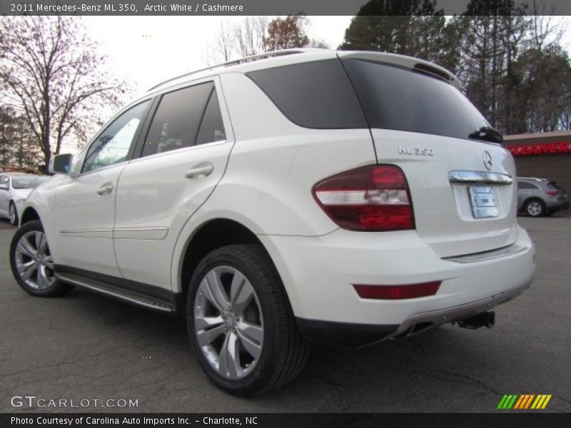 Arctic White / Cashmere 2011 Mercedes-Benz ML 350