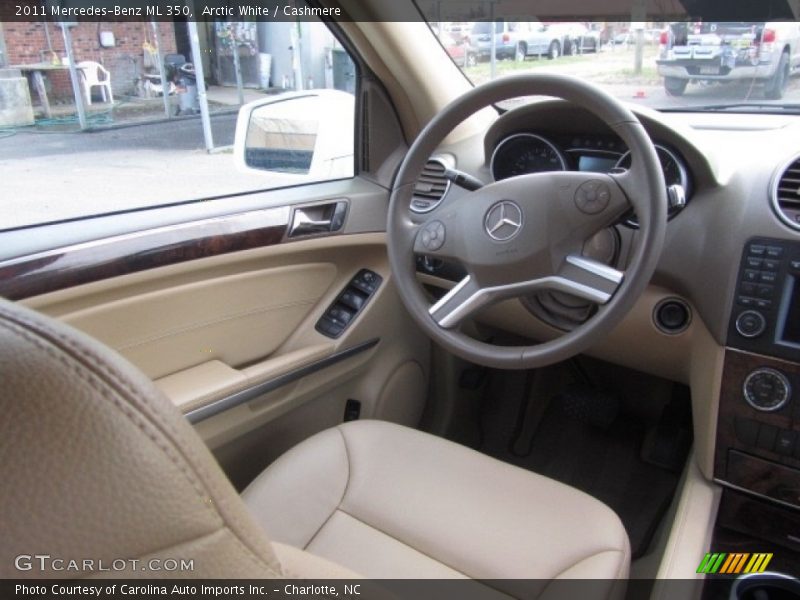 Arctic White / Cashmere 2011 Mercedes-Benz ML 350