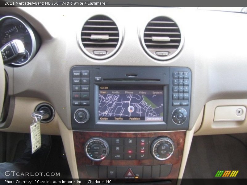 Arctic White / Cashmere 2011 Mercedes-Benz ML 350