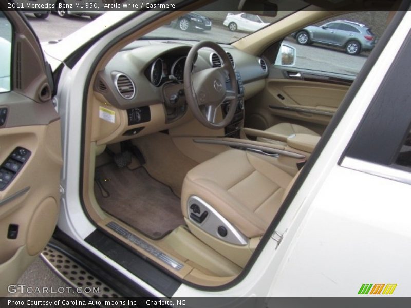 Arctic White / Cashmere 2011 Mercedes-Benz ML 350