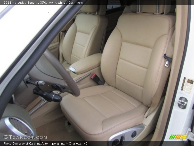 Arctic White / Cashmere 2011 Mercedes-Benz ML 350