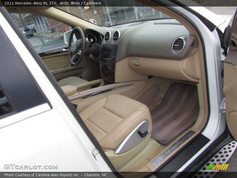 Arctic White / Cashmere 2011 Mercedes-Benz ML 350