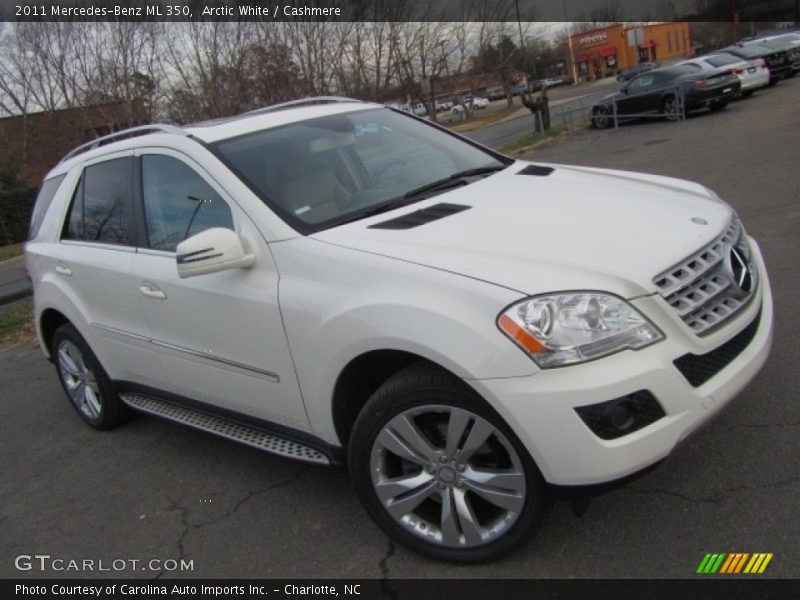 Arctic White / Cashmere 2011 Mercedes-Benz ML 350