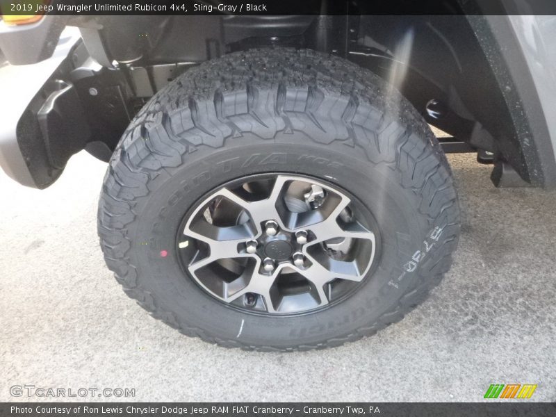 Sting-Gray / Black 2019 Jeep Wrangler Unlimited Rubicon 4x4