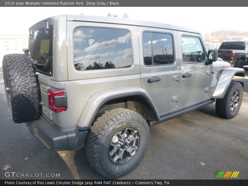 Sting-Gray / Black 2019 Jeep Wrangler Unlimited Rubicon 4x4