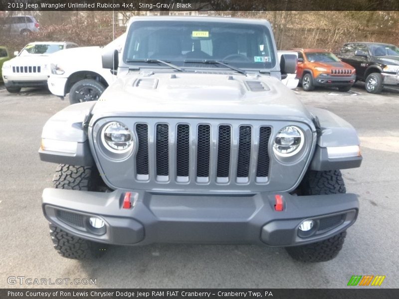 Sting-Gray / Black 2019 Jeep Wrangler Unlimited Rubicon 4x4