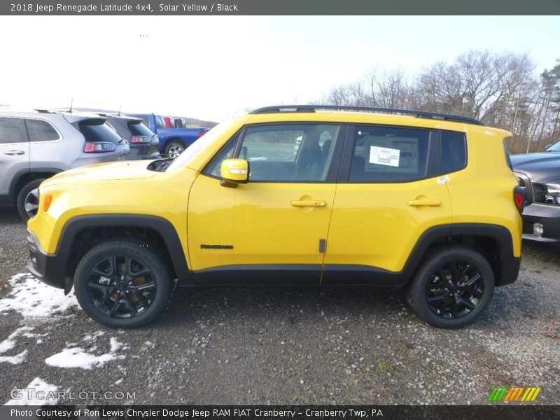 Solar Yellow / Black 2018 Jeep Renegade Latitude 4x4