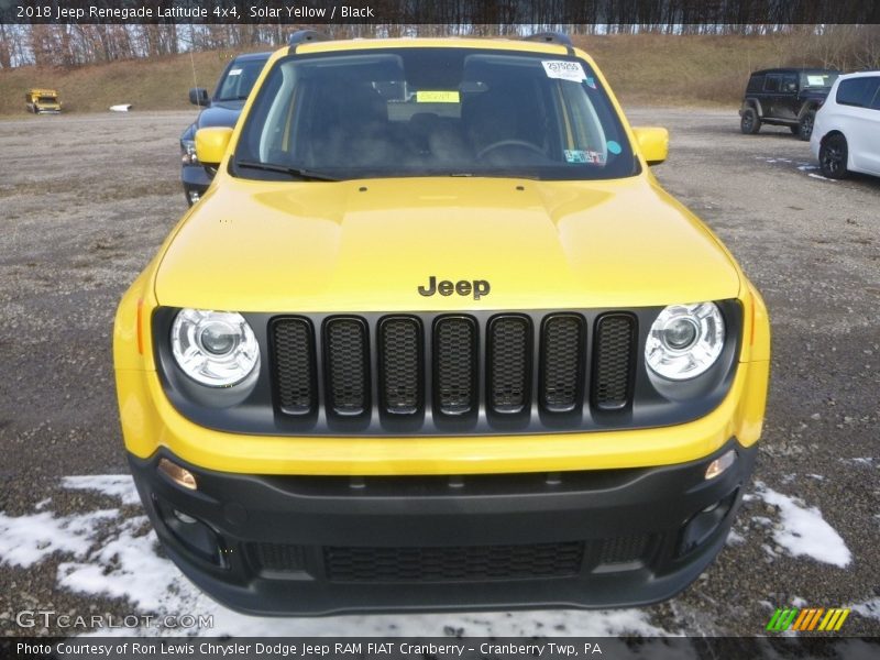 Solar Yellow / Black 2018 Jeep Renegade Latitude 4x4