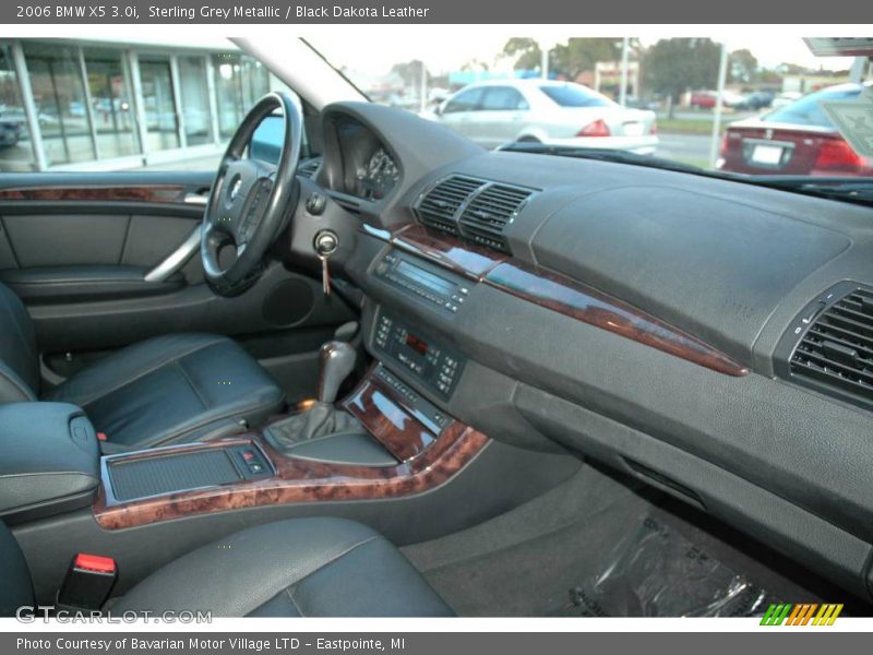 Sterling Grey Metallic / Black Dakota Leather 2006 BMW X5 3.0i