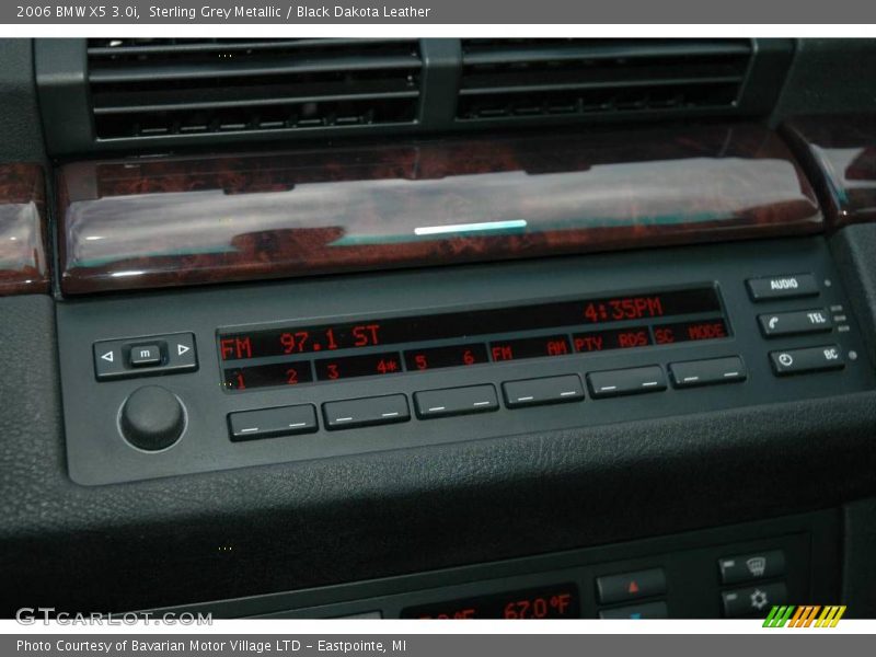 Sterling Grey Metallic / Black Dakota Leather 2006 BMW X5 3.0i