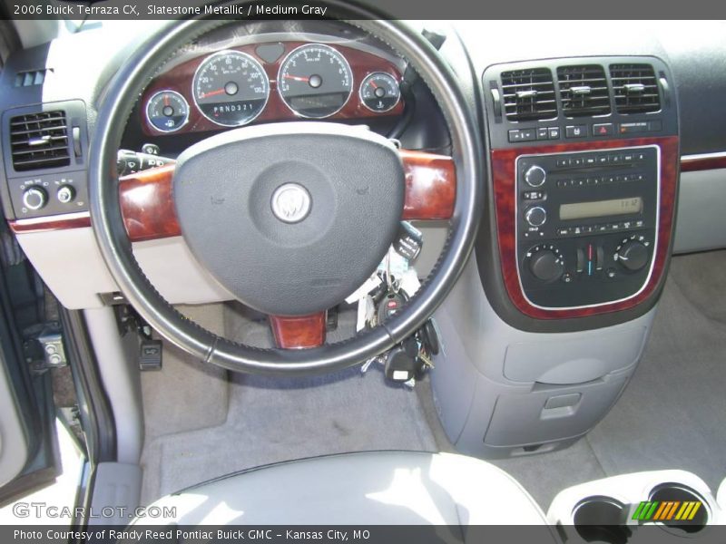 Slatestone Metallic / Medium Gray 2006 Buick Terraza CX