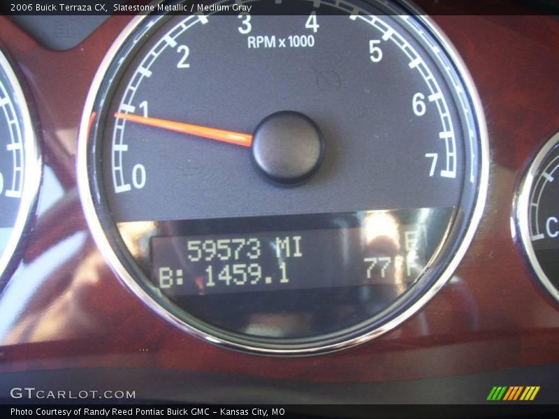 Slatestone Metallic / Medium Gray 2006 Buick Terraza CX