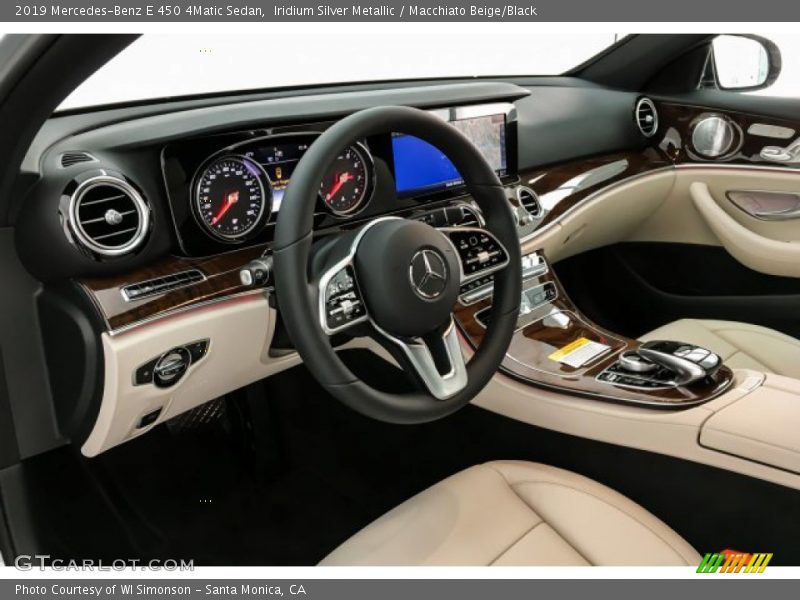 Iridium Silver Metallic / Macchiato Beige/Black 2019 Mercedes-Benz E 450 4Matic Sedan